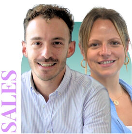 Pierre-Edouard Motillon et Justine Ducrocq experts Sales